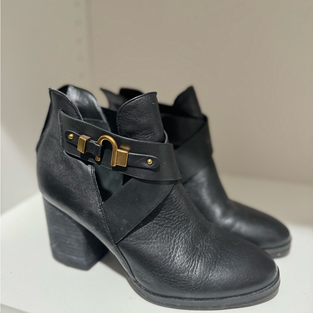Black booties